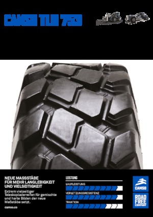 İnşaat makinas lastikleri Camso TLH 753 13.00-24