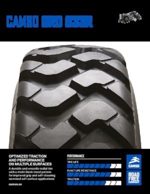 Construction machinery tires Camso GRD 533R 14.00R24