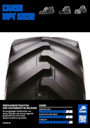 Construction machinery tires Camso MPT 532R 480/80R26 IND