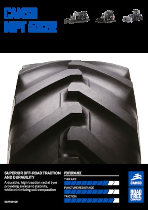 Construction machinery tires Camso MPT 532R 480/80R26 IND