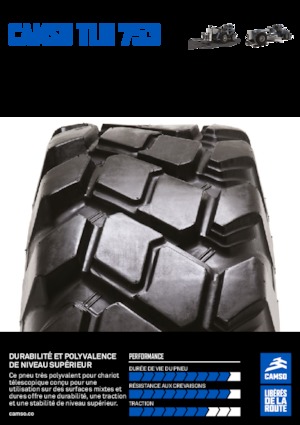 İnşaat makinas lastikleri Camso TLH 753 14.00-24