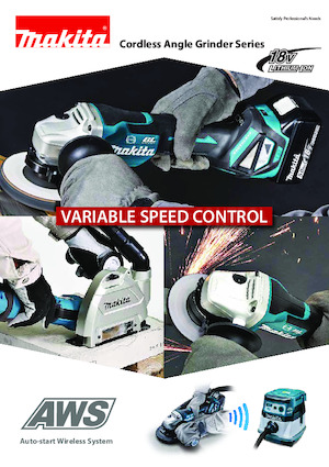 Cordless Angle Grinders Makita DGA413 