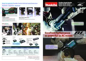 Akülü Açılı Öğütücüler Makita DGA404 