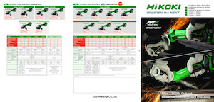 Cordless Angle Grinders HiKOKI G3613DF