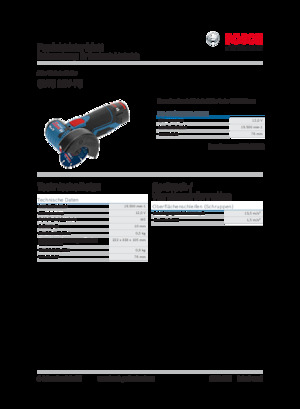 Cordless Angle Grinders Bosch GWS 12V-76