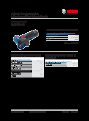 Cordless Angle Grinders Bosch GWS 12V-76