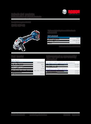 Akülü Açılı Öğütücüler Bosch GWS 18V-10