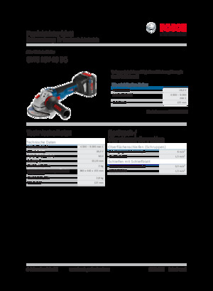 Cordless Angle Grinders Bosch GWS 18V-10 SC
