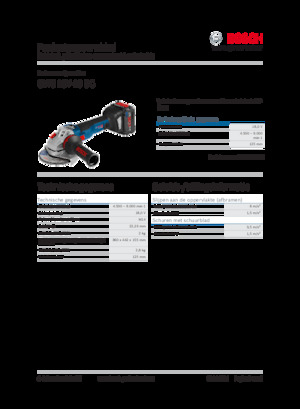 Cordless Angle Grinders Bosch GWS 18V-10 SC