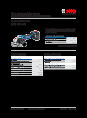 Cordless Angle Grinders Bosch GWS 18V-15 C