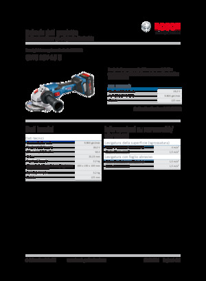 Cordless Angle Grinders Bosch GWS 18V-15 C