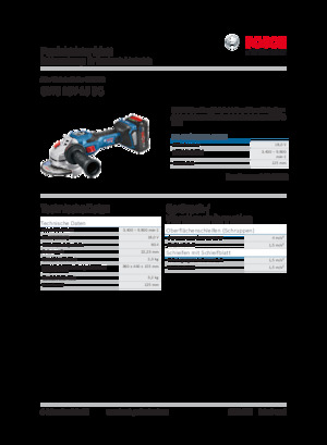 Cordless Angle Grinders Bosch GWS 18V-15 SC