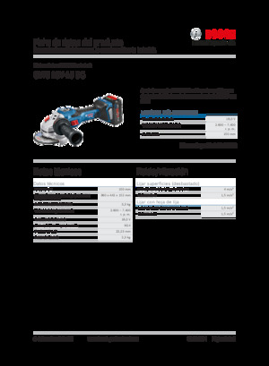 Cordless Angle Grinders Bosch GWS 18V-15 SC