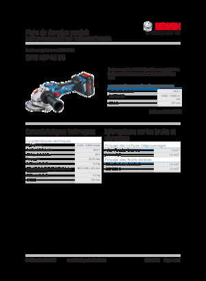 Cordless Angle Grinders Bosch GWS 18V-15 SC