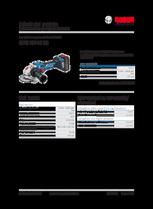 Cordless Angle Grinders Bosch GWS 18V-15 SC