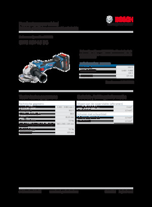 Cordless Angle Grinders Bosch GWS 18V-15 SC