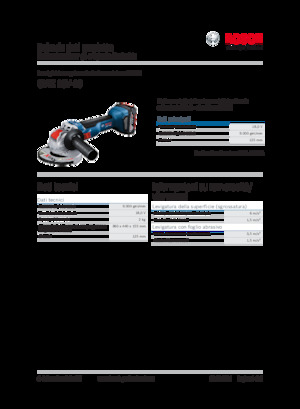 Cordless Angle Grinders Bosch GWX 18V-10