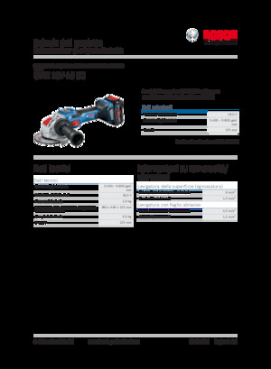 Cordless Angle Grinders Bosch GWX 18V-15 SC