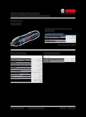 Cordless Drill & Screw Drivers Bosch Bosch GO