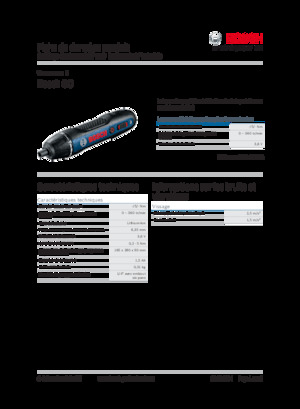 Cordless Drill & Screw Drivers Bosch Bosch GO
