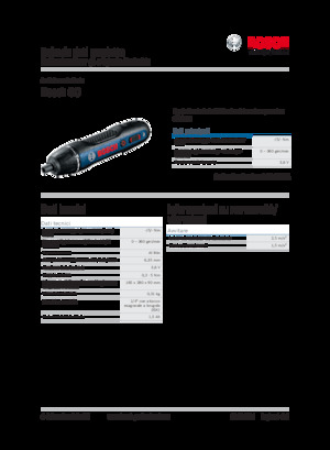 Cordless Drill & Screw Drivers Bosch Bosch GO