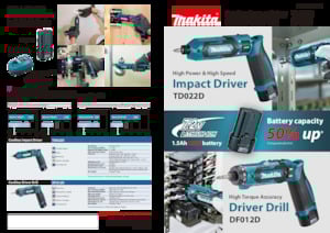 Cordless Drill & Screw Drivers Makita DF012D