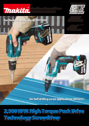 Cordless Drill & Screw Drivers Makita DFS250 