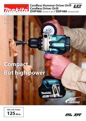 Cordless Drill & Screw Drivers Makita DHP486