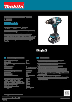 Cordless Drill & Screw Drivers Makita DHP489