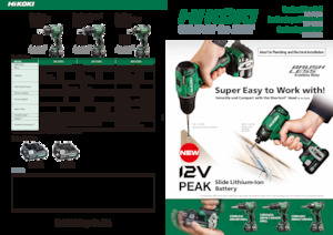Cordless Drill & Screw Drivers HiKOKI DS12DD