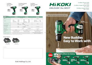 Akülü Matkap ve Tornavidalar HiKOKI DV12DA