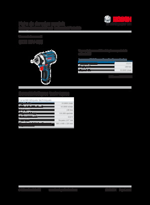 Cordless Drill & Screw Drivers Bosch GDR 12V-105