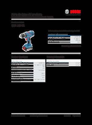 Cordless Drill & Screw Drivers Bosch GSR 18V-21
