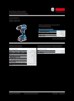 Cordless Drill & Screw Drivers Bosch GSR 18V-45