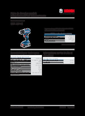 Cordless Drill & Screw Drivers Bosch GSR 18V-45