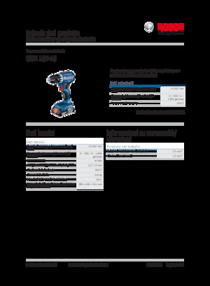 Cordless Drill & Screw Drivers Bosch GSR 18V-45