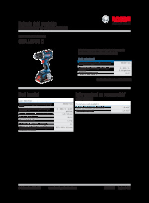 Cordless Drill & Screw Drivers Bosch GSR 18V-90 C