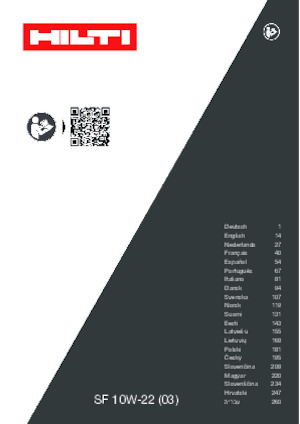 Cordless Drill & Screw Drivers Hilti SF 10W-22