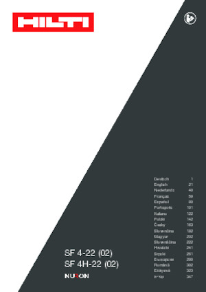 Cordless Drill & Screw Drivers Hilti SF 4H-22