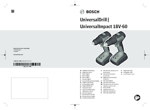 Cordless Drill & Screw Drivers Bosch UniversalImpact 18V-60