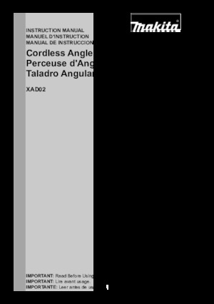 Cordless Drill & Screw Drivers Makita XAD02