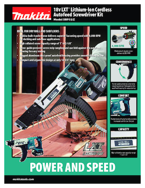 Cordless Drill & Screw Drivers Makita XRF02Z