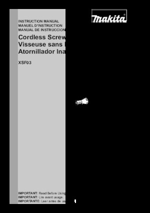 Akülü Matkap ve Tornavidalar Makita XSF03TX2