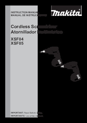 Cordless Drill & Screw Drivers Makita XSF05Z