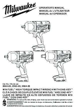 Cordless Impact Drivers & Wrenches Milwaukee 2863-20