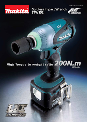 Cordless Impact Drivers & Wrenches Makita BTW152 