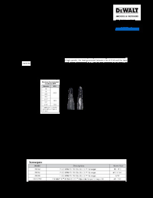 Cordless Impact Drivers & Wrenches DEWALT DCF860B