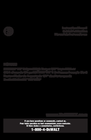 Cordless Impact Drivers & Wrenches DEWALT DCF860B