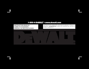 Cordless Impact Drivers & Wrenches DEWALT DCF885B