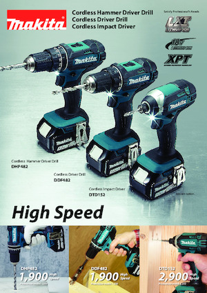 Cordless Impact Drivers & Wrenches Makita DTD152